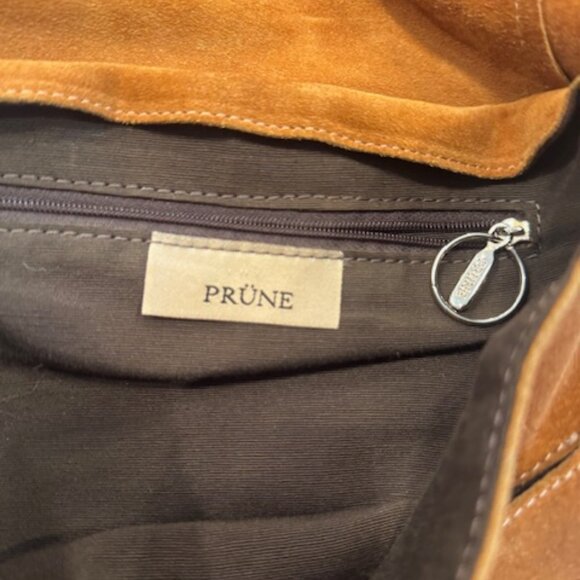 Prune Suede Crossbody Bag - Picture 5 of 7